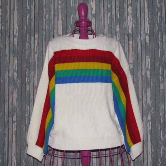 Ivy Rose Rainbow Striped Acrylic Plus 